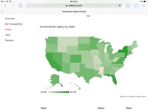 It even shows you where you can get the highest salary in the specified occupation. 